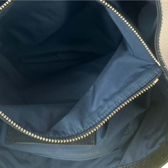 Cole Haan Pebbled Leather Color Block Braided Straps Tote  Shoulder Bag Purse - Picture 9 of 16